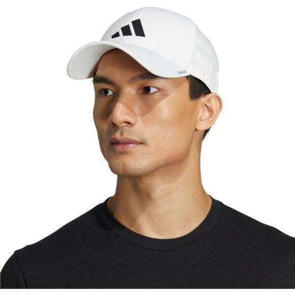 mens stretch fit baseball cap quick dry breathable athletic golf running hat whi - Picture 5 of 7